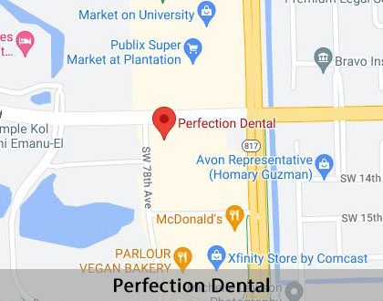 Map image for Dental Crowns and Dental Bridges in Plantation, FL